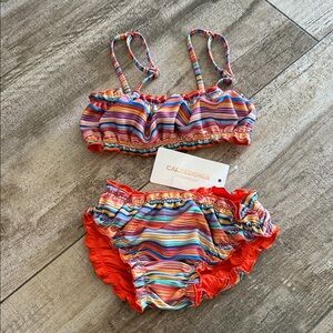 Calzedonia Kids Rainbow Striped Bikini